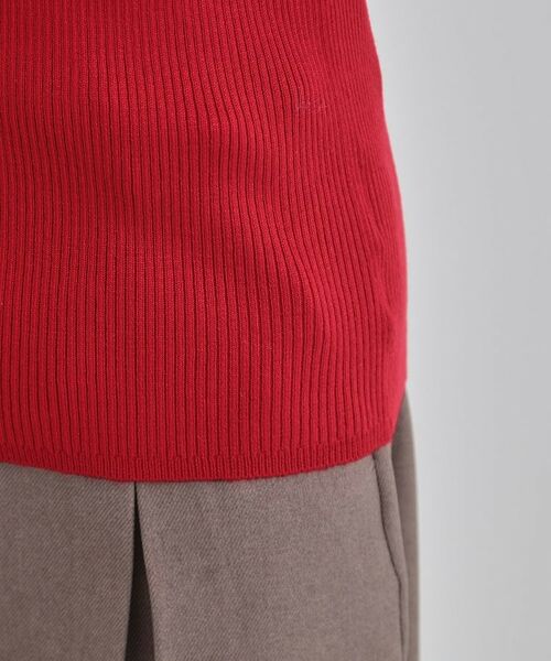 SHOO・LA・RUE / シューラルー ニット・セーター | 【洗濯機可】ちくちくしにくい やわらかリブハイネックニット | 詳細22