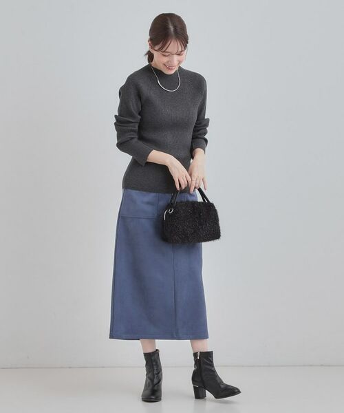 SHOO・LA・RUE / シューラルー ニット・セーター | 【洗濯機可】ちくちくしにくい やわらかリブハイネックニット | 詳細3