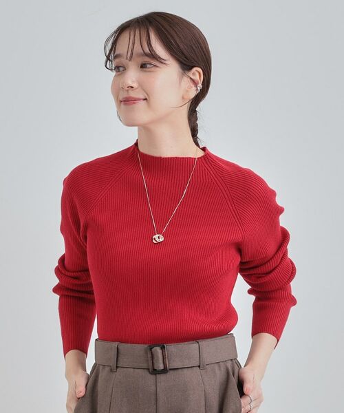 SHOO・LA・RUE / シューラルー ニット・セーター | 【洗濯機可】ちくちくしにくい やわらかリブハイネックニット | 詳細9