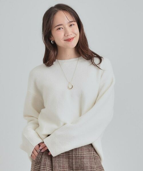SHOO・LA・RUE / シューラルー ニット・セーター | 【洗濯機可/S-LL】色違いで欲しくなる ふんわりゆるニット | 詳細1
