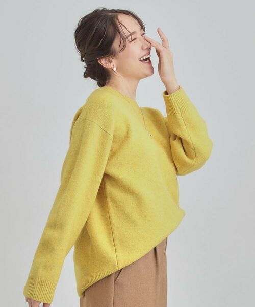 SHOO・LA・RUE / シューラルー ニット・セーター | 【洗濯機可/S-LL】色違いで欲しくなる ふんわりゆるニット | 詳細14