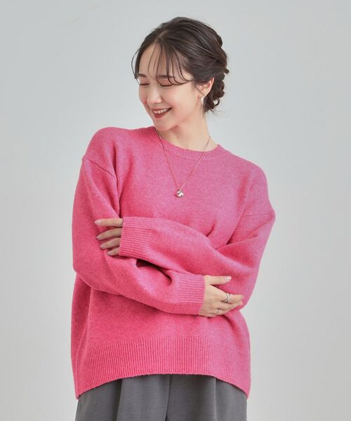 SHOO・LA・RUE / シューラルー ニット・セーター | 【洗濯機可/S-LL】色違いで欲しくなる ふんわりゆるニット | 詳細21