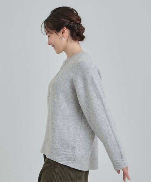 SHOO・LA・RUE / シューラルー ニット・セーター | 【洗濯機可/S-LL】色違いで欲しくなる ふんわりゆるニット | 詳細6