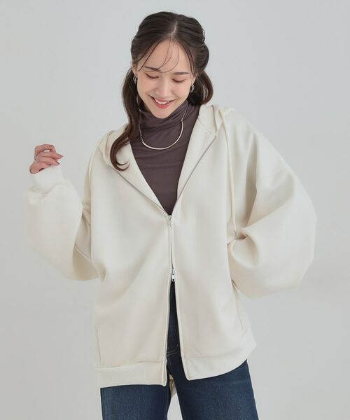 SHOO・LA・RUE / シューラルー パーカー | 【セットアップ可】なめらかタッチ オーバーサイズゆるパーカ【CIRCRIC】 | 詳細1