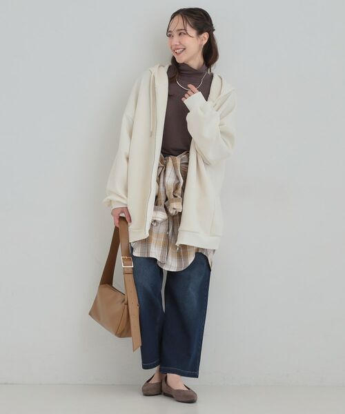 SHOO・LA・RUE / シューラルー パーカー | 【セットアップ可】なめらかタッチ オーバーサイズゆるパーカ【CIRCRIC】 | 詳細3