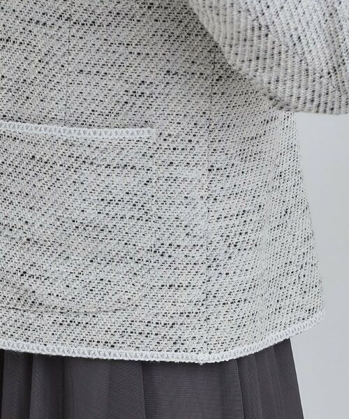 SHOO・LA・RUE / シューラルー ノーカラージャケット | 柔らかく軽い ライトツイードジャケット | 詳細20