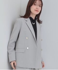 SHOO・LA・RUE / シューラルー テーラードジャケット | 【セットアップ可能】サッと軽やかに羽織りやすいWブレストジャケット
