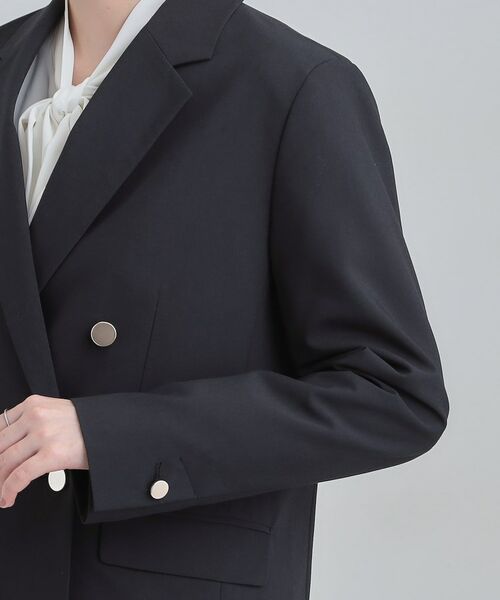 SHOO・LA・RUE / シューラルー テーラードジャケット | 【セットアップ可能】サッと軽やかに羽織りやすいWブレストジャケット | 詳細13