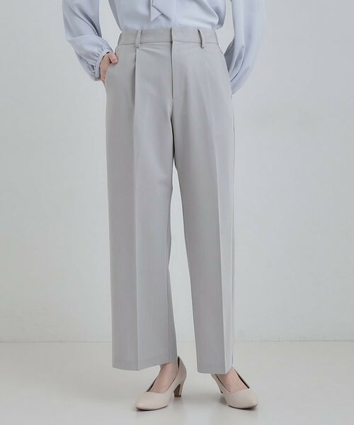 SHOO・LA・RUE / シューラルー パンツ | 【セットアップ可能】サラっと軽やか ワイドストレートパンツ | 詳細1