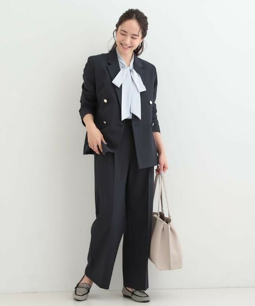 SHOO・LA・RUE / シューラルー パンツ | 【セットアップ可/S-LL】サラっと軽やか ワイドストレートパンツ | 詳細19