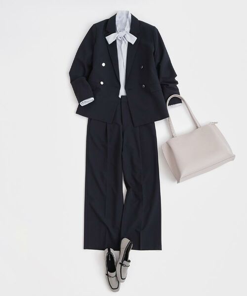 SHOO・LA・RUE / シューラルー パンツ | 【セットアップ可/S-LL】サラっと軽やか ワイドストレートパンツ | 詳細22