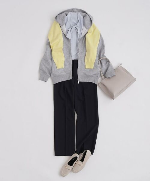 SHOO・LA・RUE / シューラルー パンツ | 【洗濯機可/セットアップ可】サラっと軽やか ワイドストレートパンツ | 詳細25