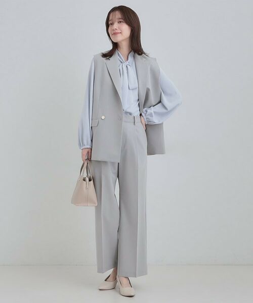 SHOO・LA・RUE / シューラルー パンツ | 【セットアップ可能】サラっと軽やか ワイドストレートパンツ | 詳細3