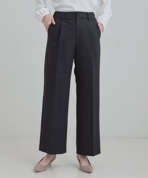 SHOO・LA・RUE / シューラルー パンツ | 【セットアップ可能】サラっと軽やか ワイドストレートパンツ | 詳細5