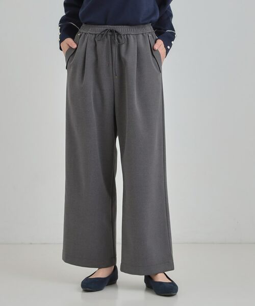 SHOO・LA・RUE / シューラルー パンツ | 【風を通しにくい】フラップイージーワイドパンツ | 詳細1