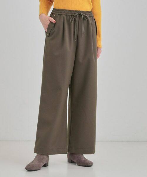 SHOO・LA・RUE / シューラルー パンツ | 【風を通しにくい】フラップイージーワイドパンツ | 詳細10