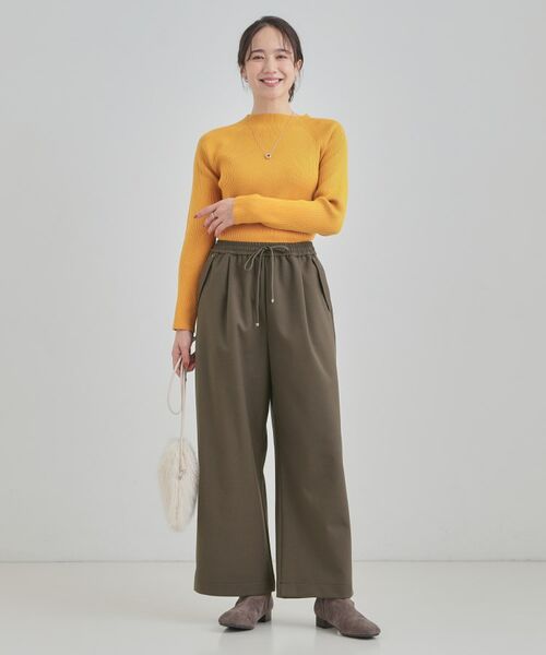 SHOO・LA・RUE / シューラルー パンツ | 【風を通しにくい】フラップイージーワイドパンツ | 詳細11