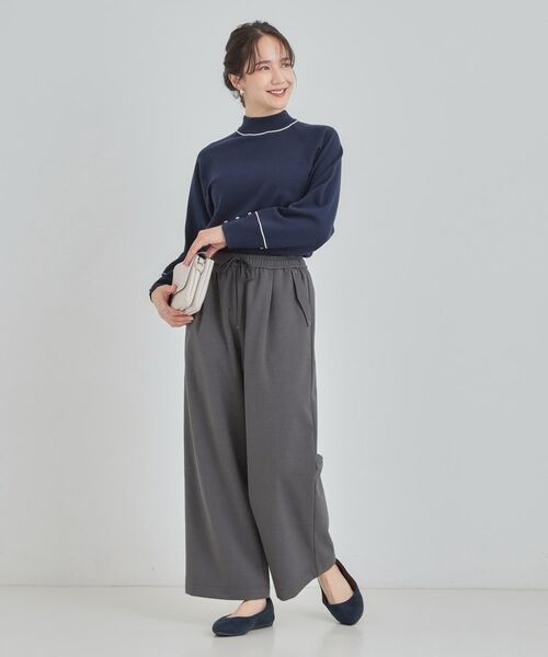 SHOO・LA・RUE / シューラルー パンツ | 【風を通しにくい】フラップイージーワイドパンツ | 詳細3