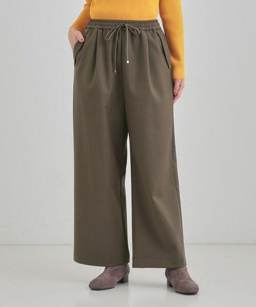 SHOO・LA・RUE / シューラルー パンツ | 【風を通しにくい】フラップイージーワイドパンツ | 詳細9