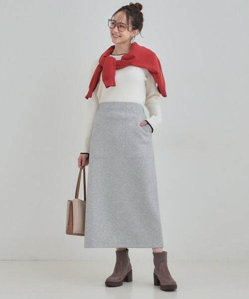 SHOO・LA・RUE / シューラルー ロング・マキシ丈スカート | 【セットアップ/S-LL】なめらかタッチ ベイカーナロースカート【CIRCRIC】 | 詳細3