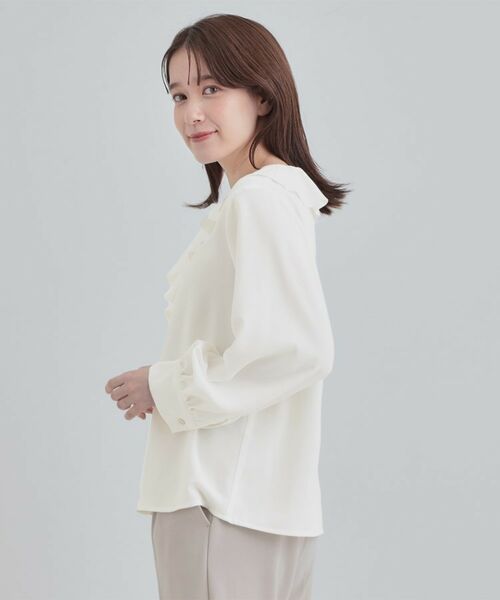 SHOO・LA・RUE / シューラルー シャツ・ブラウス | お顔周りを華やかに。フリルブラウス | 詳細2