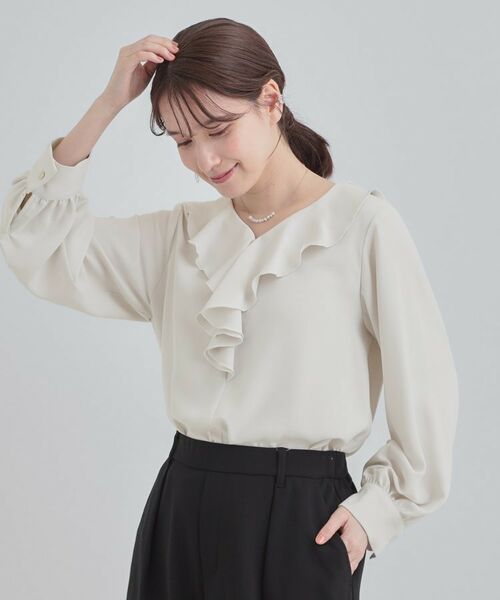 SHOO・LA・RUE / シューラルー シャツ・ブラウス | お顔周りを華やかに。フリルブラウス | 詳細5