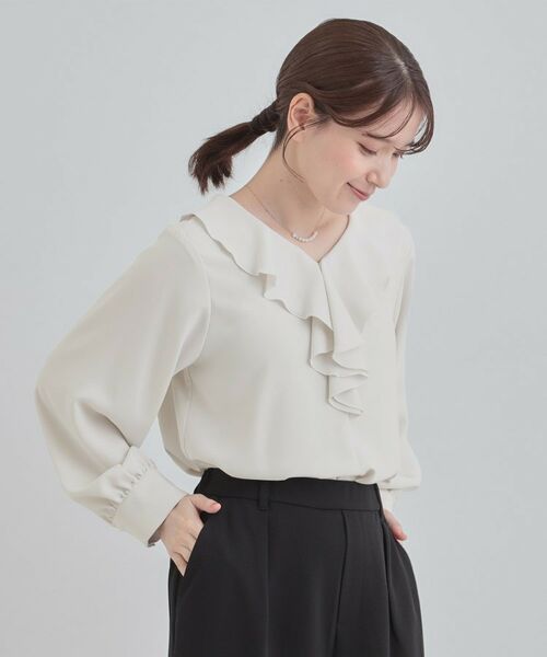 SHOO・LA・RUE / シューラルー シャツ・ブラウス | お顔周りを華やかに。フリルブラウス | 詳細6