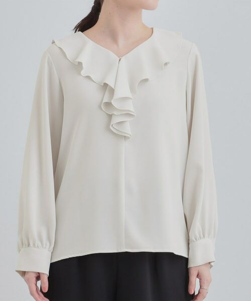 SHOO・LA・RUE / シューラルー シャツ・ブラウス | お顔周りを華やかに。フリルブラウス | 詳細9