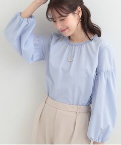SHOO・LA・RUE / シューラルー シャツ・ブラウス | ジレスタイルにおすすめ ぽわん袖ブラウス