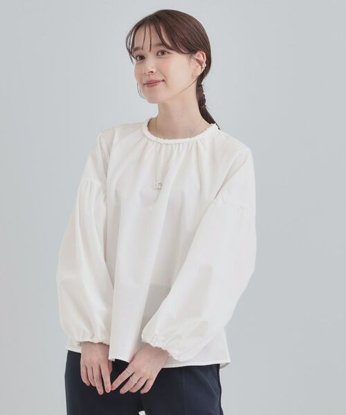 SHOO・LA・RUE / シューラルー シャツ・ブラウス | ジレスタイルにおすすめ ぽわん袖ブラウス | 詳細1