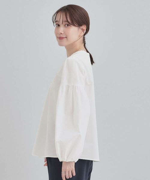 SHOO・LA・RUE / シューラルー シャツ・ブラウス | ジレスタイルにおすすめ ぽわん袖ブラウス | 詳細2