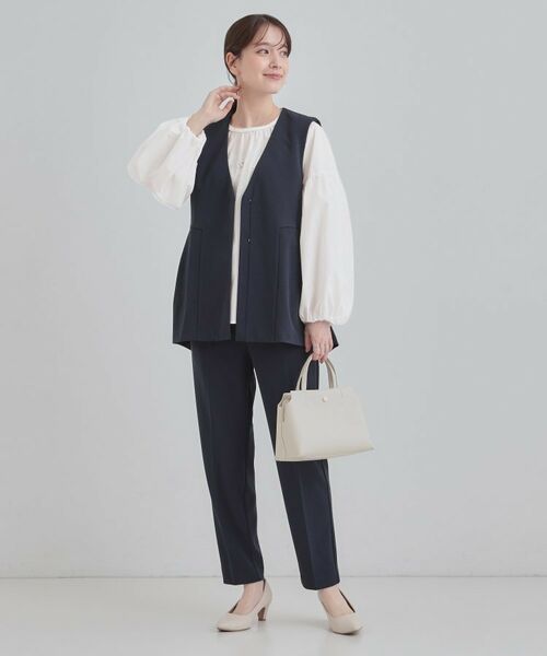 SHOO・LA・RUE / シューラルー シャツ・ブラウス | ジレスタイルにおすすめ ぽわん袖ブラウス | 詳細3