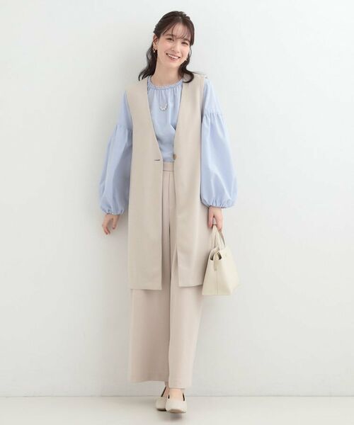 SHOO・LA・RUE / シューラルー シャツ・ブラウス | ジレスタイルにおすすめ ぽわん袖ブラウス | 詳細7