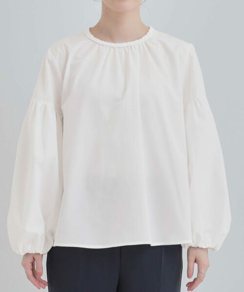 SHOO・LA・RUE / シューラルー シャツ・ブラウス | ジレスタイルにおすすめ ぽわん袖ブラウス | 詳細9