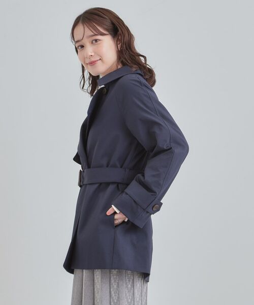 SHOO・LA・RUE / シューラルー トレンチコート | 【S-LL/撥水】通勤やお出かけにも活躍 ミドルトレンチコート | 詳細10