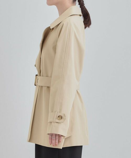 SHOO・LA・RUE / シューラルー トレンチコート | 【S-LL/撥水】通勤やお出かけにも活躍 ミドルトレンチコート | 詳細14