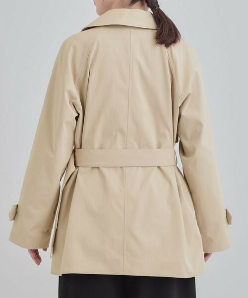SHOO・LA・RUE / シューラルー トレンチコート | 【S-LL/撥水】通勤やお出かけにも活躍 ミドルトレンチコート | 詳細15