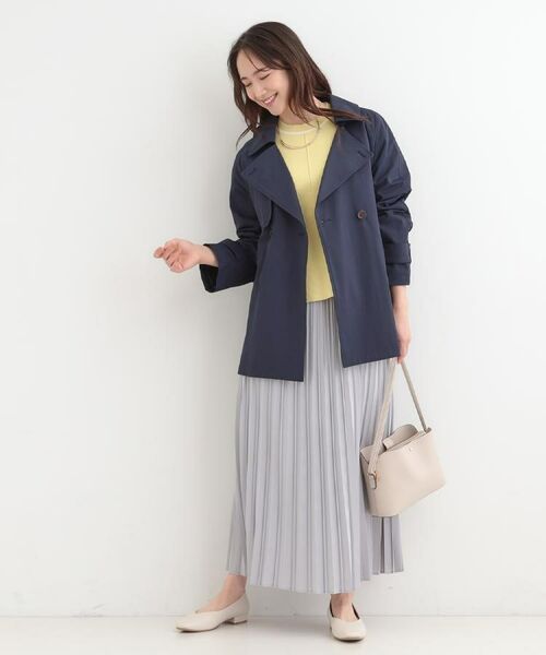 SHOO・LA・RUE / シューラルー トレンチコート | 【S-LL/撥水】通勤やお出かけにも活躍 ミドルトレンチコート | 詳細27