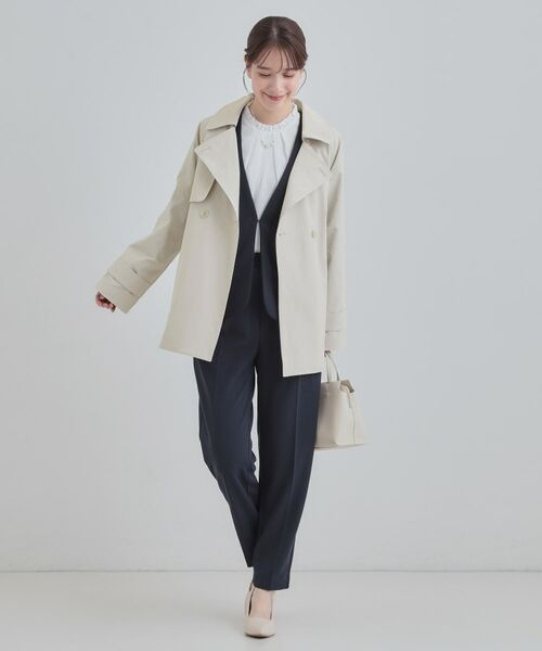 SHOO・LA・RUE / シューラルー トレンチコート | 【S-LL/撥水】通勤やお出かけにも活躍 ミドルトレンチコート | 詳細3