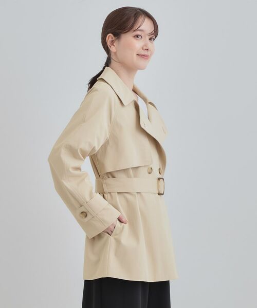 SHOO・LA・RUE / シューラルー トレンチコート | 【S-LL/撥水】通勤やお出かけにも活躍 ミドルトレンチコート | 詳細6