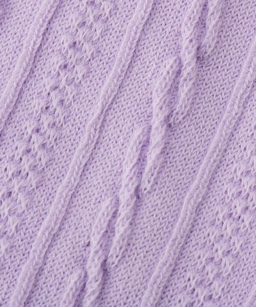 SHOO・LA・RUE / シューラルー ソックス | サテンリボンハイソックス | 詳細5