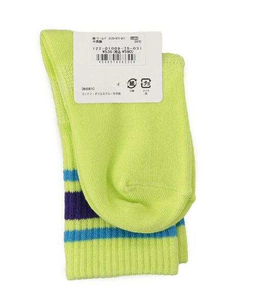 SHOO・LA・RUE / シューラルー ソックス | ラインクルー丈ソックス | 詳細2