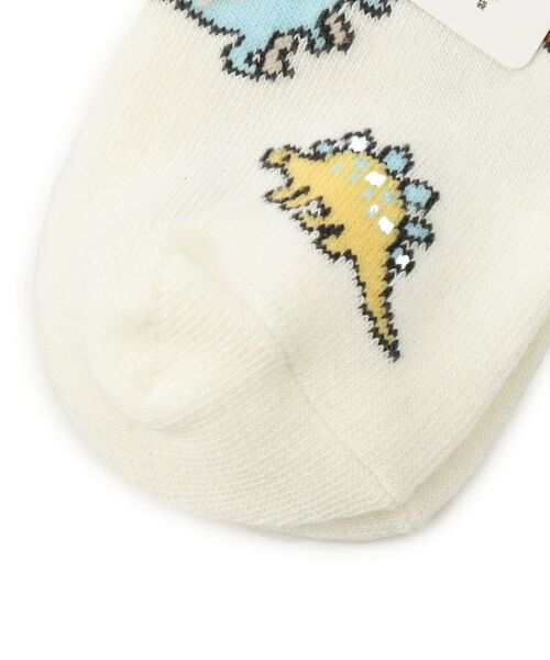 SHOO・LA・RUE / シューラルー ソックス | 恐竜総柄クルー丈ソックス | 詳細4