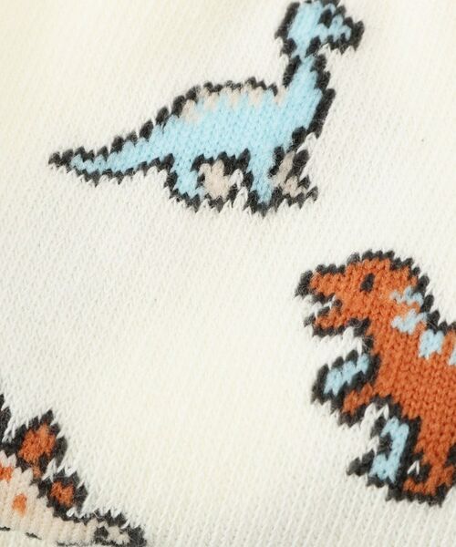 SHOO・LA・RUE / シューラルー ソックス | 恐竜総柄クルー丈ソックス | 詳細5