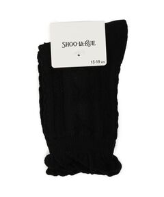 SHOO・LA・RUE / シューラルー ソックス | フロートリボン柄クルー丈ソックス