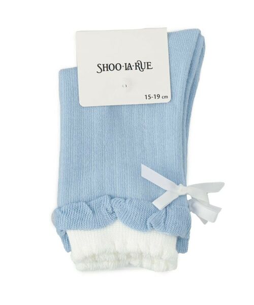 SHOO・LA・RUE / シューラルー ソックス | 二重履き口バックリボンクルー丈ソックス | 詳細1