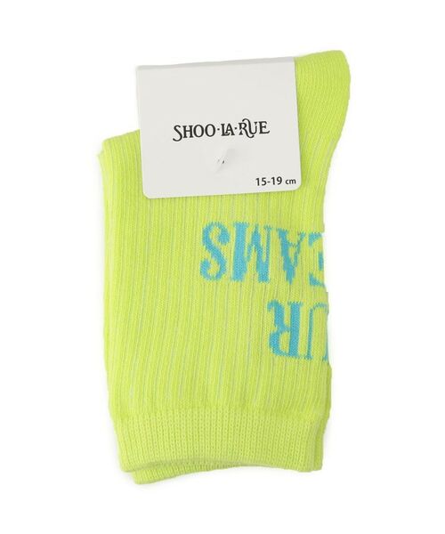 SHOO・LA・RUE / シューラルー ソックス | バックロゴカラフルクルー丈ソックス | 詳細1