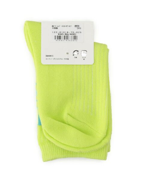 SHOO・LA・RUE / シューラルー ソックス | バックロゴカラフルクルー丈ソックス | 詳細2