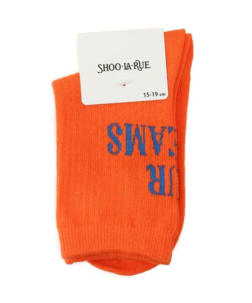 SHOO・LA・RUE / シューラルー ソックス | バックロゴカラフルクルー丈ソックス(オレンジ(066))