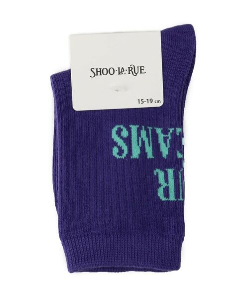 SHOO・LA・RUE / シューラルー ソックス | バックロゴカラフルクルー丈ソックス(ネイビー(094))
